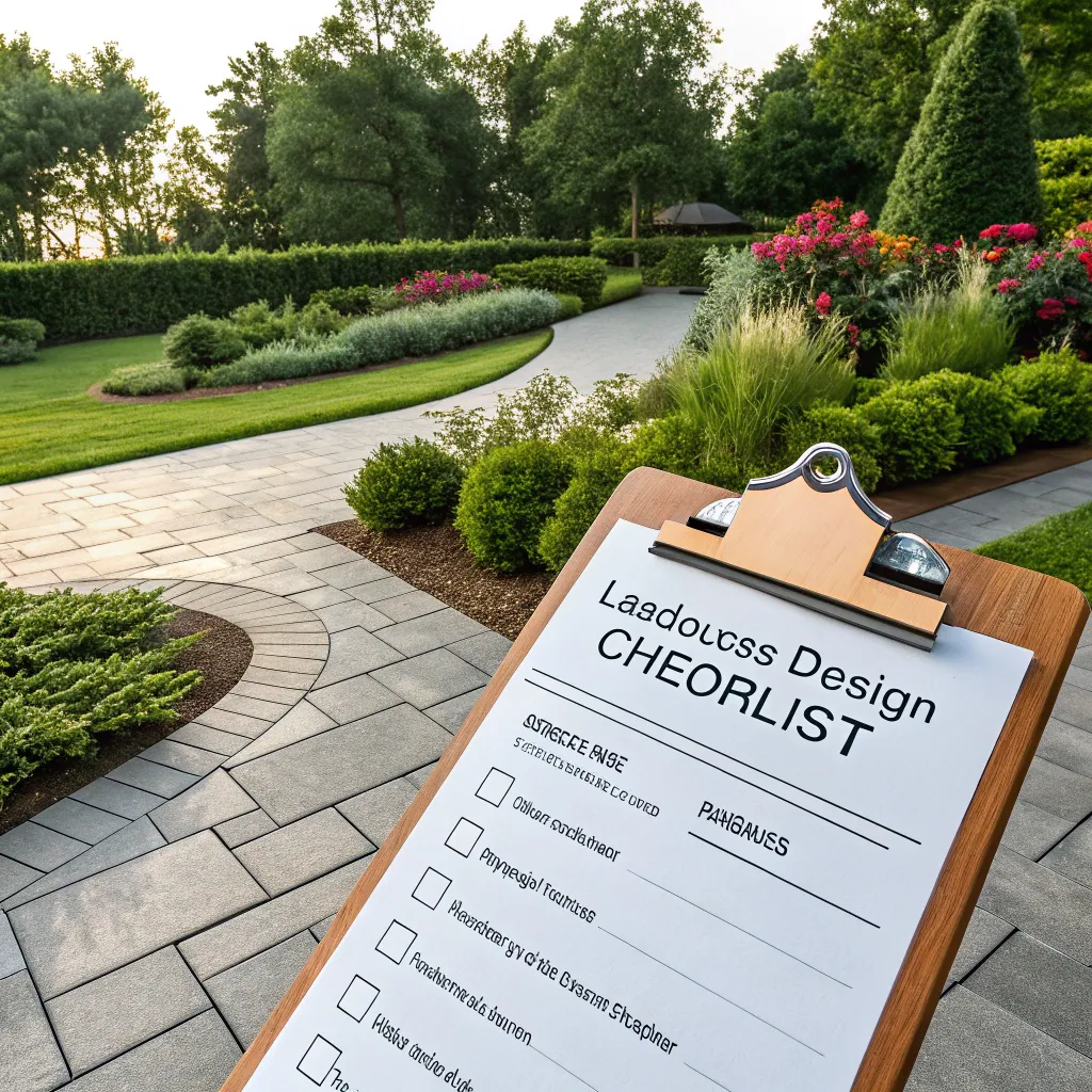 Landscape design course prerequisites checklist